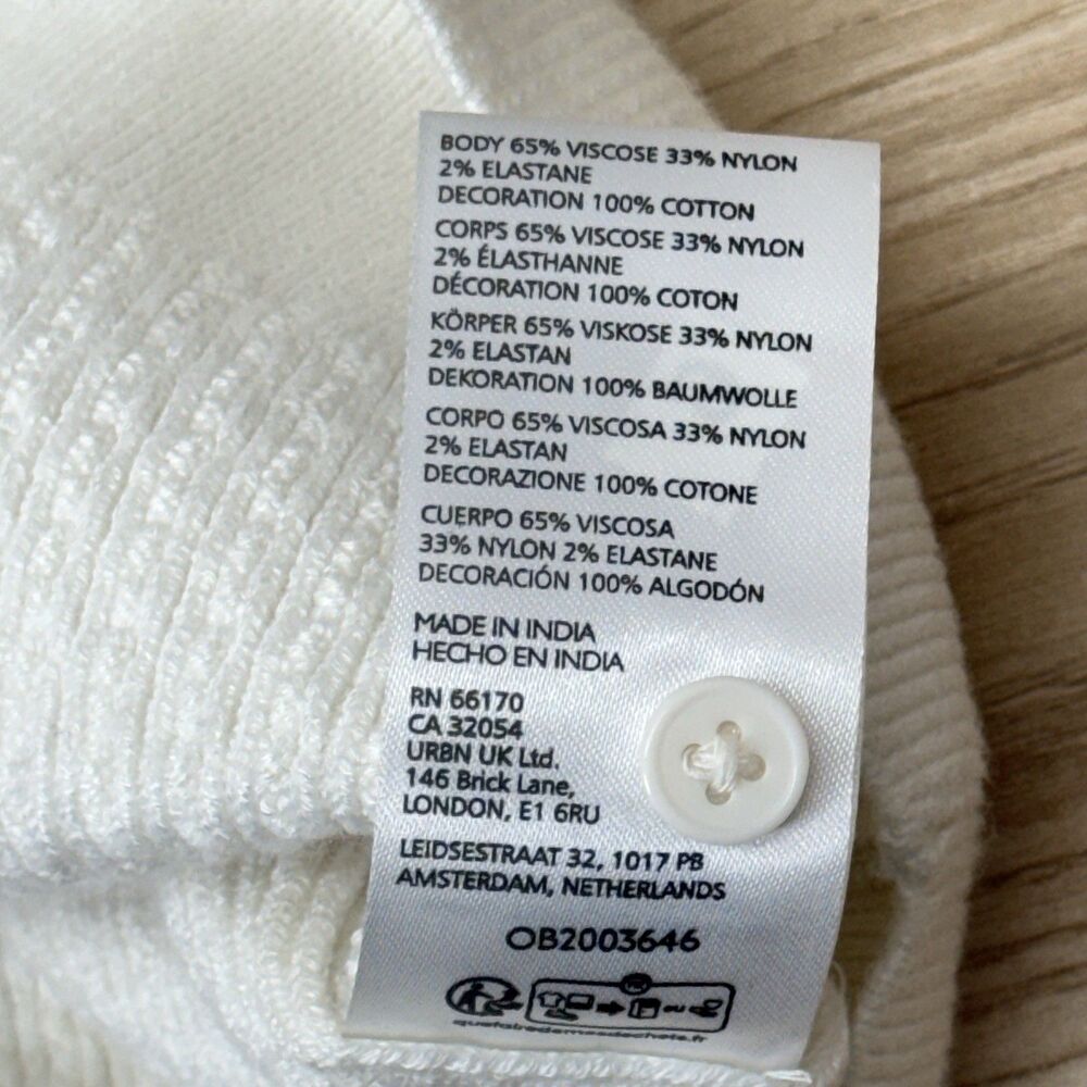 Anthropologie Pilcro White Eyelet Ruffle Tank Top - Picture 7 of 10